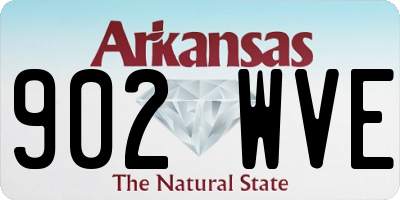 AR license plate 902WVE
