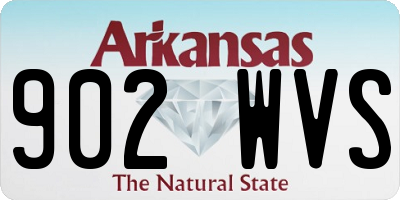 AR license plate 902WVS