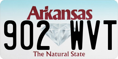 AR license plate 902WVT