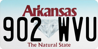 AR license plate 902WVU