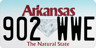 AR license plate 902WWE