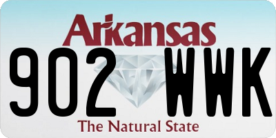 AR license plate 902WWK