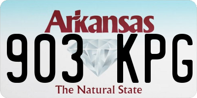 AR license plate 903KPG