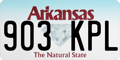 AR license plate 903KPL