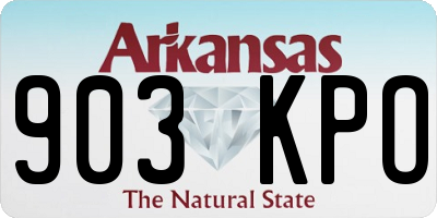 AR license plate 903KPO