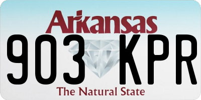 AR license plate 903KPR