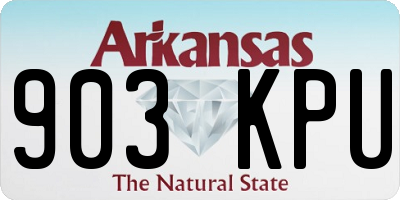 AR license plate 903KPU