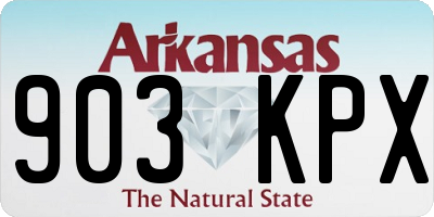 AR license plate 903KPX