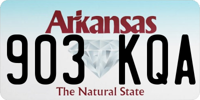 AR license plate 903KQA