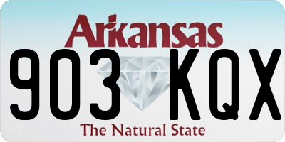 AR license plate 903KQX