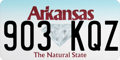 AR license plate 903KQZ