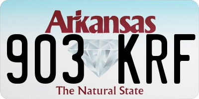 AR license plate 903KRF