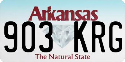 AR license plate 903KRG