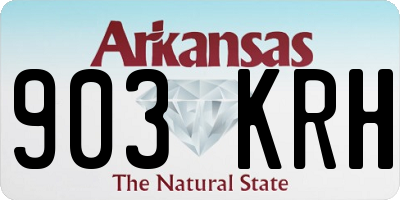 AR license plate 903KRH