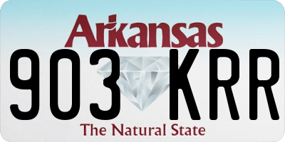 AR license plate 903KRR