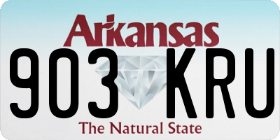 AR license plate 903KRU