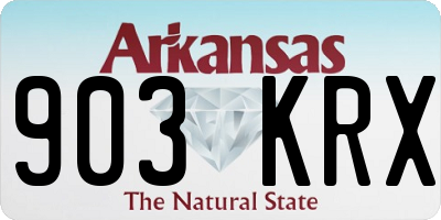 AR license plate 903KRX