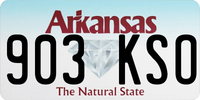 AR license plate 903KSO