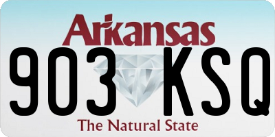 AR license plate 903KSQ