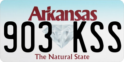 AR license plate 903KSS