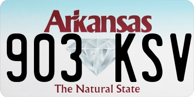 AR license plate 903KSV