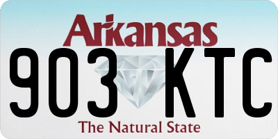 AR license plate 903KTC