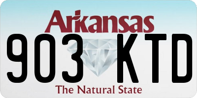 AR license plate 903KTD