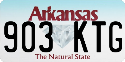 AR license plate 903KTG