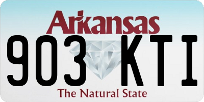 AR license plate 903KTI