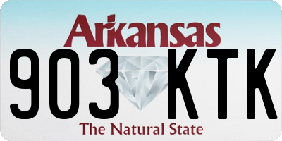 AR license plate 903KTK