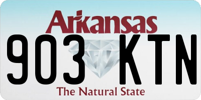 AR license plate 903KTN