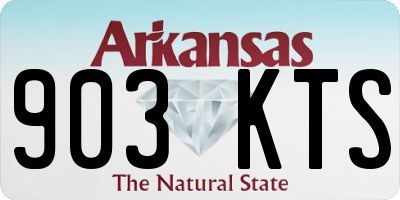 AR license plate 903KTS