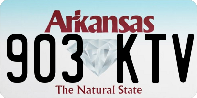 AR license plate 903KTV