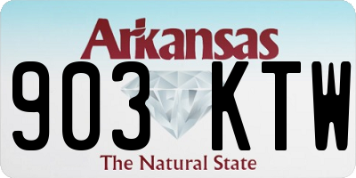 AR license plate 903KTW