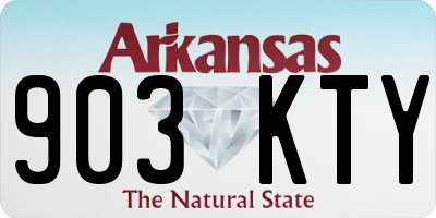 AR license plate 903KTY