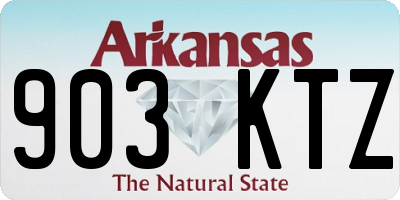 AR license plate 903KTZ