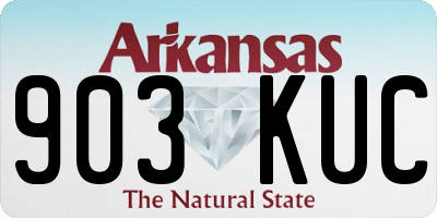 AR license plate 903KUC