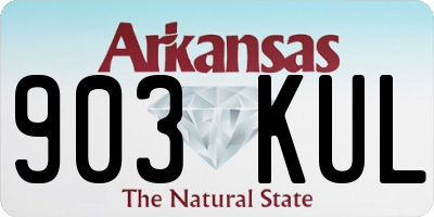 AR license plate 903KUL