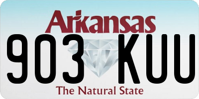 AR license plate 903KUU