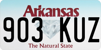 AR license plate 903KUZ