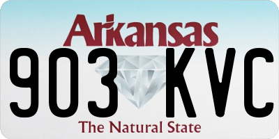 AR license plate 903KVC