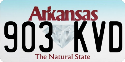 AR license plate 903KVD