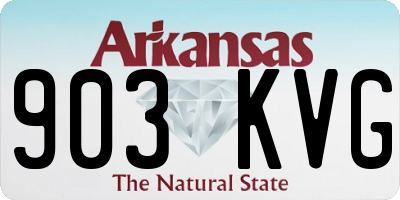 AR license plate 903KVG