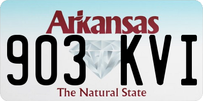 AR license plate 903KVI