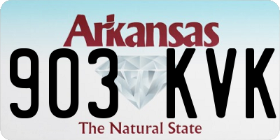 AR license plate 903KVK