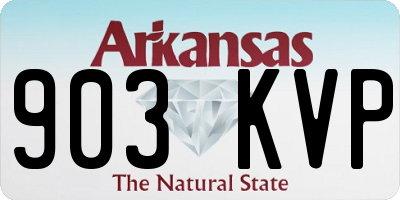 AR license plate 903KVP