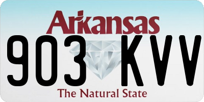 AR license plate 903KVV