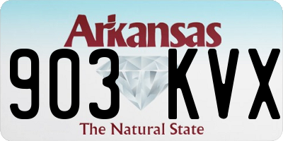 AR license plate 903KVX