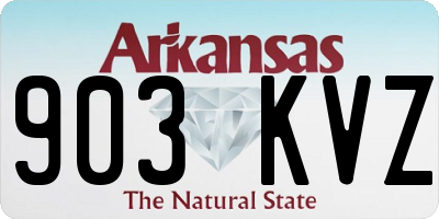 AR license plate 903KVZ