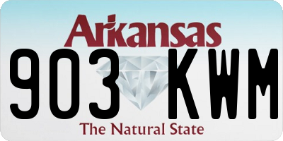 AR license plate 903KWM